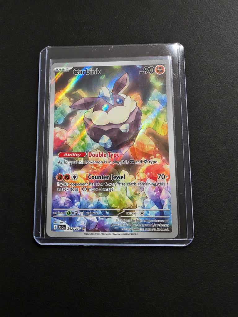 Pokémon Carbink 242/217 Holo – karta kolekcjonerska EN